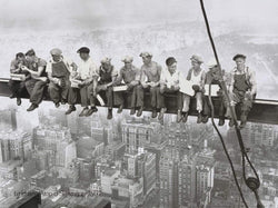 Kunstdruck Charles Ebbets - Eating above Manhattan 80x60cm