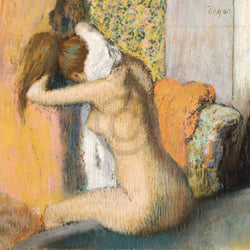 Kunstdruck Edgar Degas - Frau nach dem Bade 80x60cm