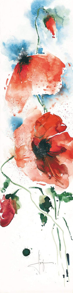 Kunstdruck Ekkehard Hofmann - Mohn I 20x99cm