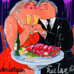 Kunstdruck El van Leersum - True Love 70x70cm