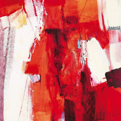 Kunstdruck Francesco Cusumano - Rosso Astratto 70x70cm