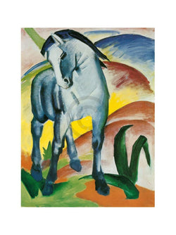 Kunstdruck Franz Marc - Blaues Pferd I Monaco 60x80cm