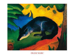 Kunstdruck Franz Marc - Fuchs 80x60cm