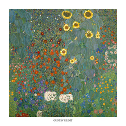 Kunstdruck Gustav Klimt - Il giardino di compagna 70x70cm