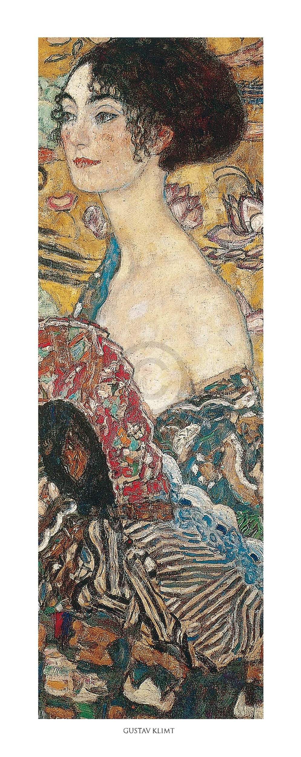 Kunstdruck Gustav Klimt - Acqua Mossa 20x50cm