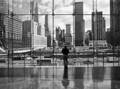 Kunstdruck Henri Silberman - Looking at Ground Zero 80x60cm