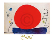 Kunstdruck Joan Miro - Senzo titolo, 1967 80x60cm