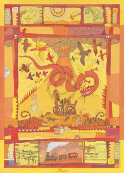 Kunstdruck Vitali P. Konstantinov - Feuer 48x67cm