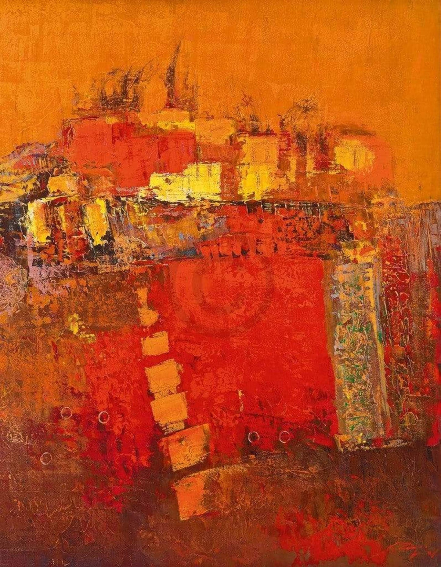 Kunstdruck Madjid - Squares 70x90cm