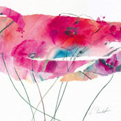 Kunstdruck Marta Peuckert - Modern Poppy IV 21x21cm