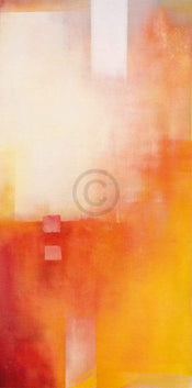 Kunstdruck Marta Peuckert - Rot III 50x100cm