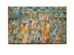 Kunstdruck Paul Klee - Quartiere 72x47cm