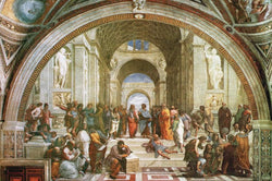 Kunstdruck Raffael - La scuola di Atene 90x60cm