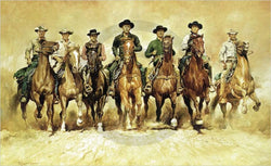 Kunstdruck Renato Casaro - The magnificent Seven 100x61cm