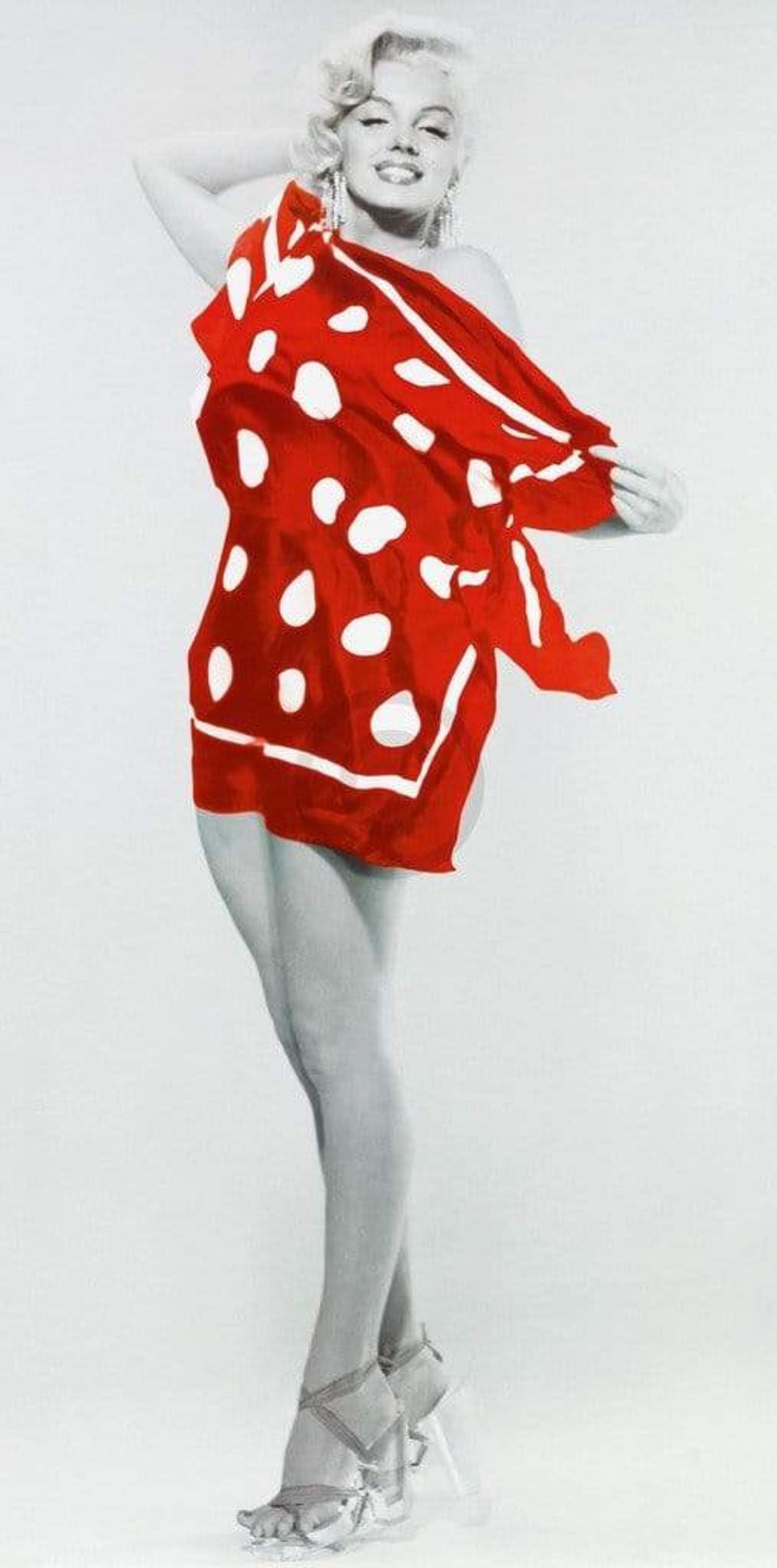 Kunstdruck Bert Reisfeld - Marilyn at the Beach, 1953 50x100cm
