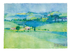 Kunstdruck Ralf Westphal - Abbazia di Monte Oliveto, Toskana 80x60cm