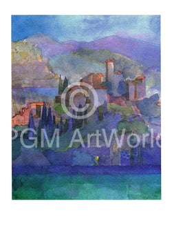 Kunstdruck Ralf Westphal - Pietrabuona, Toskana 30x40cm