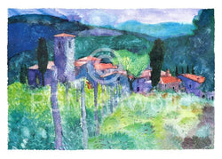 Kunstdruck Ralf Westphal - Castello di Spaltenna, Chianti 70x50cm