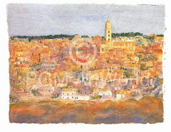 Kunstdruck Ralf Westphal - Matera-Sassi / Basilicata 100x70cm