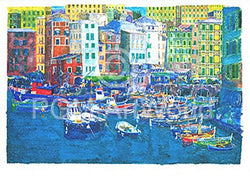 Kunstdruck Ralf Westphal - Camogli / Levante 100x70cm