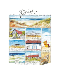 Kunstdruck Sabine Gerke - Juist 40x50cm