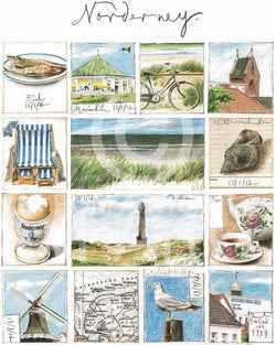 Kunstdruck Sabine Gerke - Norderney 40x50cm