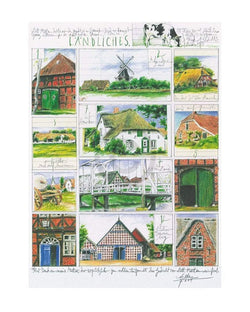 Kunstdruck Sabine Gerke - Ländliches 40x50cm