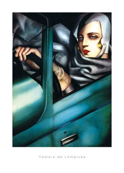 Kunstdruck Tamara De Lempicka - Self Portrait 50x70cm