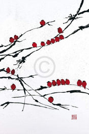 Kunstdruck Jenny Tsang - Bamboo Chorus 41x61cm