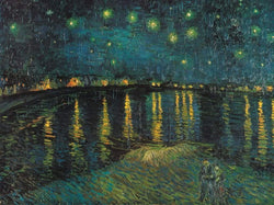 Kunstdruck Vincent Van Gogh - Notte stellata 80x60cm