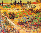 Kunstdruck Vincent Van Gogh - Giardino in fioritura 30x24cm