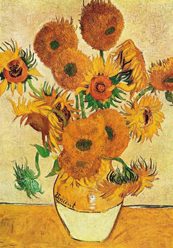 Kunstdruck Vincent Van Gogh - Vaso di girasoli 70x100cm