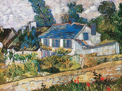 Kunstdruck Vincent Van Gogh - Case ad Auvers 80x60cm