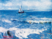 Kunstdruck Vincent Van Gogh - Paesaggio marino 80x60cm