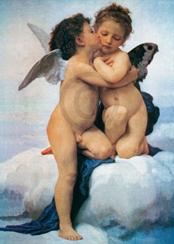 Kunstdruck William Bouguereau - First Kiss 50x70cm