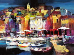 Kunstdruck Willem Haenraets - Seaport Town II 80x60cm