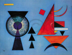 Kunstdruck Wassily Kandinsky - Weiches Hart 100x70cm