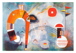 Kunstdruck Wassily Kandinsky - Rond et pointu 100x70cm