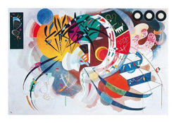 Kunstdruck Wassily Kandinsky - Courbe dominante, 1936 50x40cm
