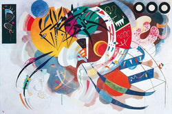 Kunstdruck Wassily Kandinsky - Dominant curve 100x70cm