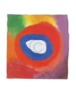 Kunstdruck Wassily Kandinsky - Colour studies with technical - 40x50cm