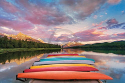 Kunstdruck Hu Yiming - Kayaks 91x61cm