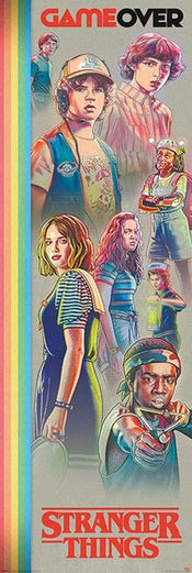 Poster Stranger Things Game Over 53x158cm