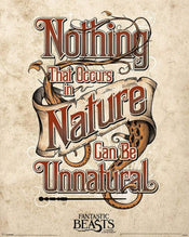 Poster Fantastic Beasts Unnatural 40x50cm