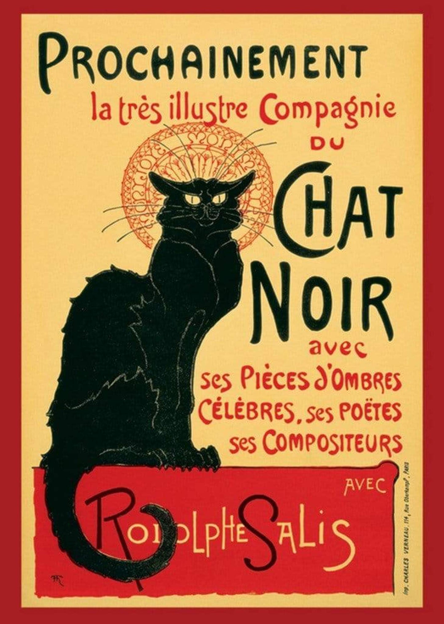 Poster Chat Noir 61x91,5cm
