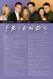 Poster Friends Everything I Know 61x91,5cm