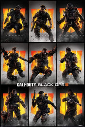 Poster Call of Duty Black Ops 4 Characters 61x91,5cm