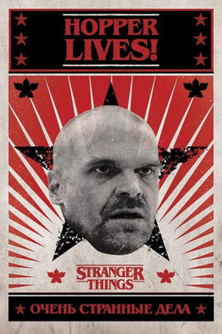 Poster Stranger Things - Hopper Lives 61x91,5cm