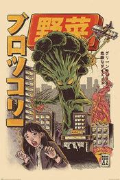 Poster Ilustrata Broccozilla 61x91,5cm