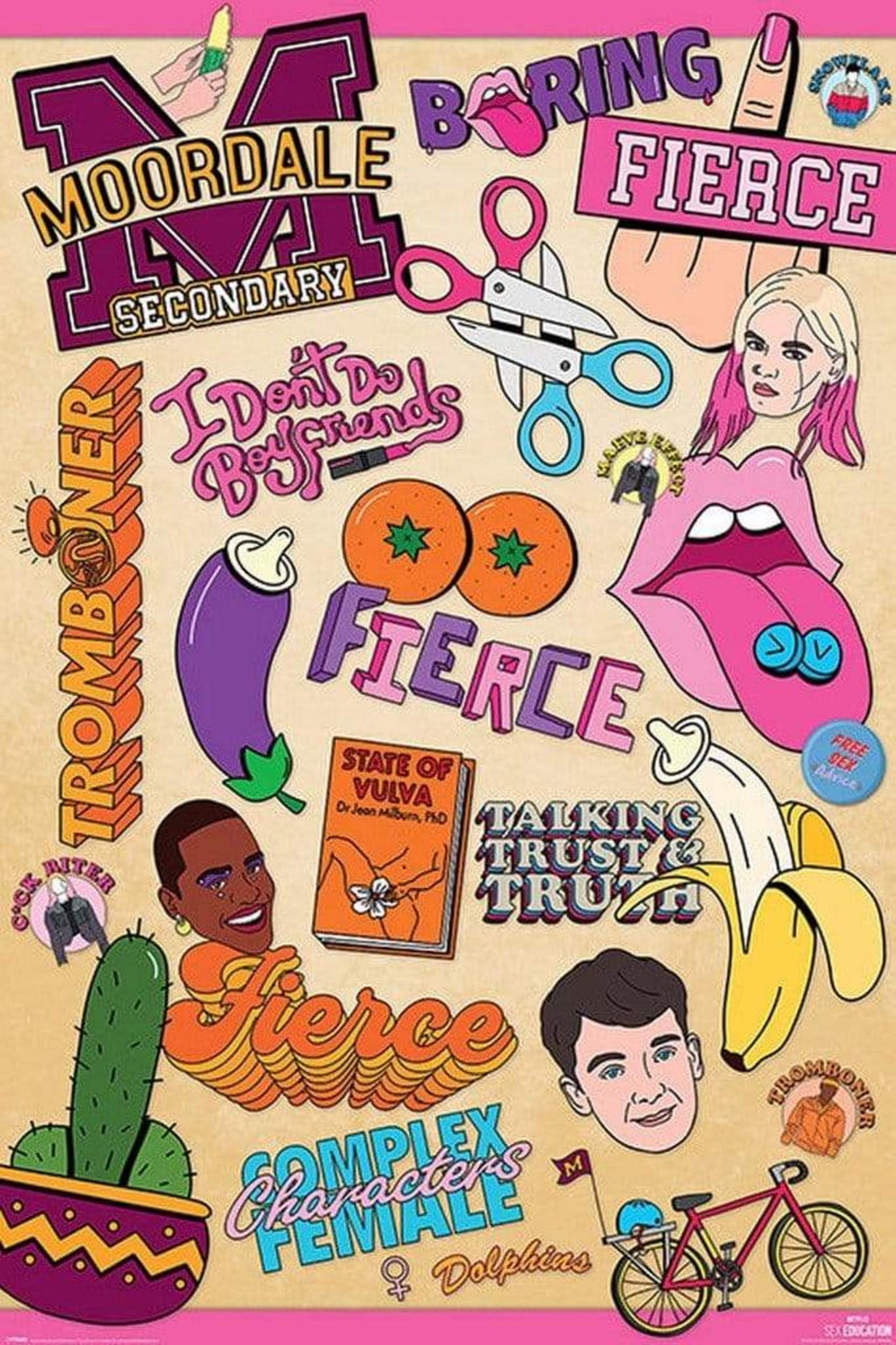 Poster Sex Education Infographic 61x91,5cm